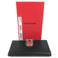 Salvatore Ferragamo 22 0522 Bicolor Gancini logo 2-fold long wallet Long Wallet Leather Black/pink Used