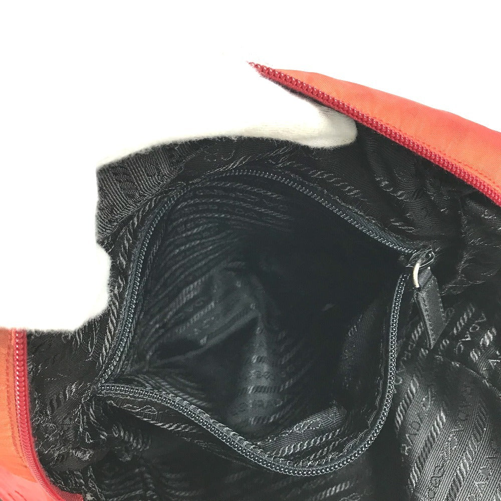 PRADA B9250Y Sports logo Bag, Belt Bag, Shoulder Bag, Crossbody Bag body bag Nylon Red/Black Used