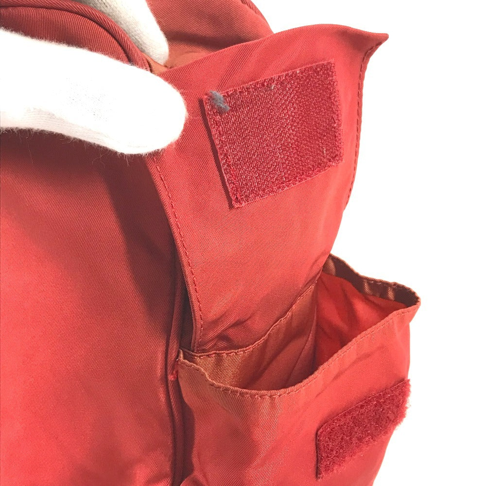PRADA B9250Y Sports logo Bag, Belt Bag, Shoulder Bag, Crossbody Bag body bag Nylon Red/Black Used