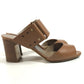 HERMES belt Shoes shoes heel Sandals Leather Brown Used