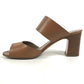 HERMES belt Shoes shoes heel Sandals Leather Brown Used