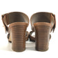 HERMES belt Shoes shoes heel Sandals Leather Brown Used