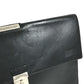 VERSACE vintage logo Bag, Flap, Cluch Bag Clutch bag Leather Black Used