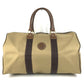HUNTING WORLD logo Bag Hand Bag Travel Bag Duffle Bag Leather/Canvas Brown Used