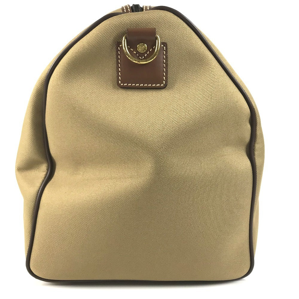 HUNTING WORLD logo Bag Hand Bag Travel Bag Duffle Bag Leather/Canvas Brown Used
