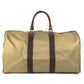 HUNTING WORLD logo Bag Hand Bag Travel Bag Duffle Bag Leather/Canvas Brown Used