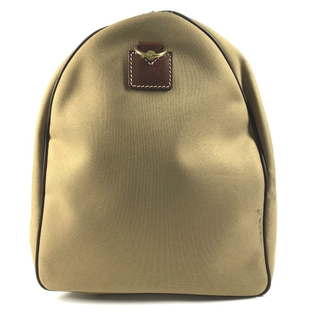 HUNTING WORLD logo Bag Hand Bag Travel Bag Duffle Bag Leather/Canvas Brown Used