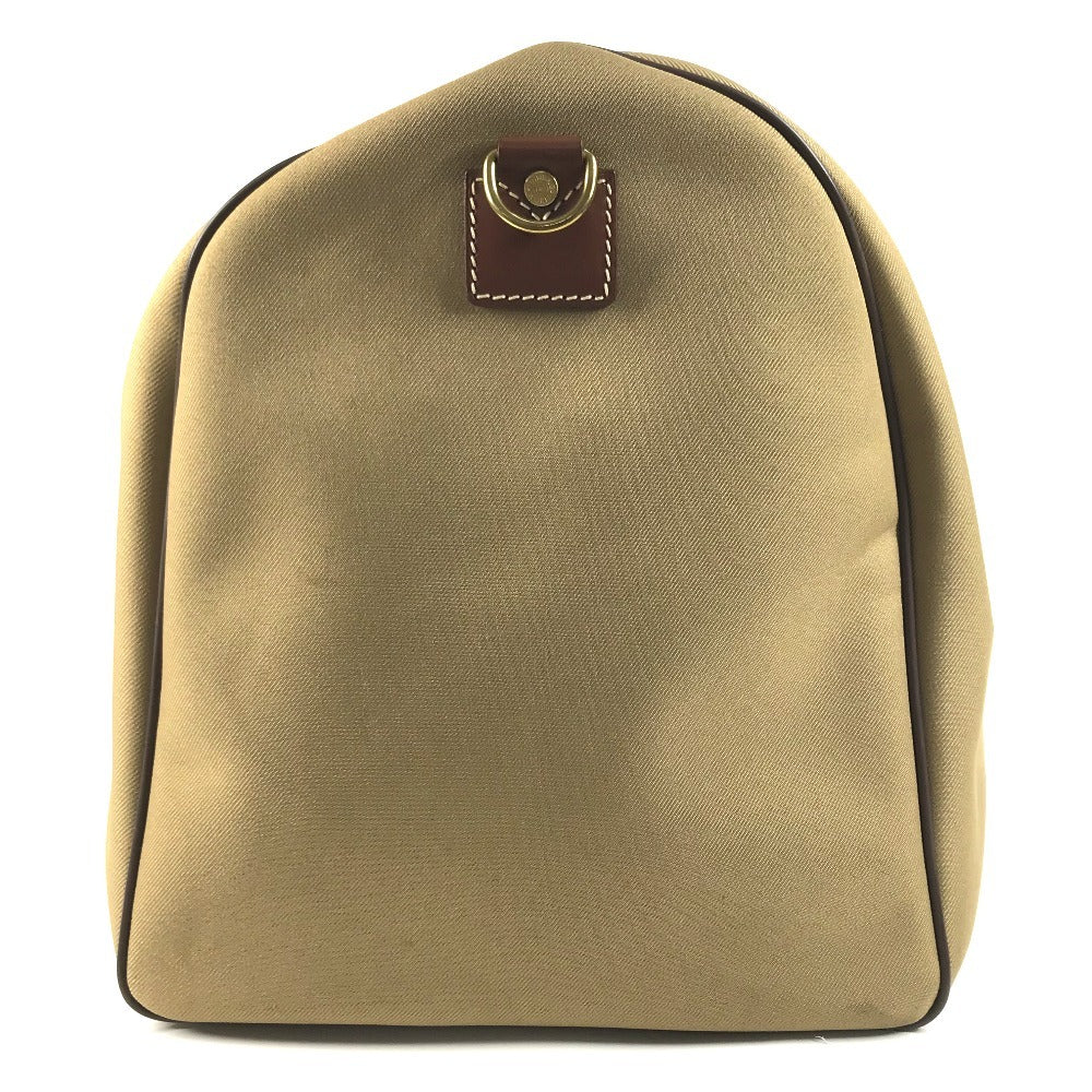 HUNTING WORLD logo Bag Hand Bag Travel Bag Duffle Bag Leather/Canvas Brown Used