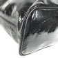 BVLGARI S.Bulgari logo Bag Tote Bag shawl Shoulder Bag Patent Leather Black Used