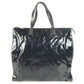 GUCCI 181905 hysteria logo Bag Tote Bag shawl Shoulder Bag Leather / Coated Canvas Black Used