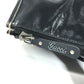 GUCCI 181905 hysteria logo Bag Tote Bag shawl Shoulder Bag Leather / Coated Canvas Black Used