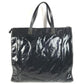 GUCCI 181905 hysteria logo Bag Tote Bag shawl Shoulder Bag Leather / Coated Canvas Black Used