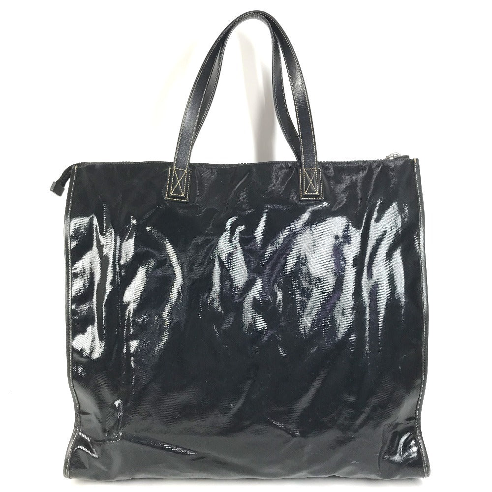 GUCCI 181905 hysteria logo Bag Tote Bag shawl Shoulder Bag Leather / Coated Canvas Black Used