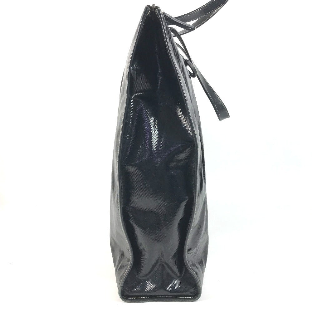 GUCCI 181905 hysteria logo Bag Tote Bag shawl Shoulder Bag Leather / Coated Canvas Black Used