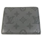LOUIS VUITTON M81383 Monogram shadow Portefeuille Multipull Compact Wallet Billfold Folded wallet Monogram shadow leather gray Used