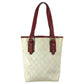 GUCCI 240018 LOVEGUCCI x Heart Tattoo Logo GG Supreme Shoulder bag, tote bag, bucket bag Shoulder Bag GG Supreme Canvas / Leather White/Red Used