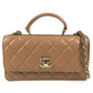 CHANEL AP4184 Chain wallet CC CC Mark Logo Matelasse Quilted Flap Bag, Shoulder Bag, 2-Way Bag, Crossbody Bag, Chain Hand Bag Lambskin Leather Light BrownBased/GoldHardware Used