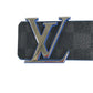 LOUIS VUITTON M9425S Damier Graphite Ceinture LV Initial Belt buckle for bottoms belt DamierGraphiteCanvas Black/blue Used