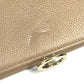 BVLGARI Logo clip Long Wallet Flap Long Wallet Leather Beige Used