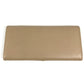 BVLGARI Logo clip Long Wallet Flap Long Wallet Leather Beige Used