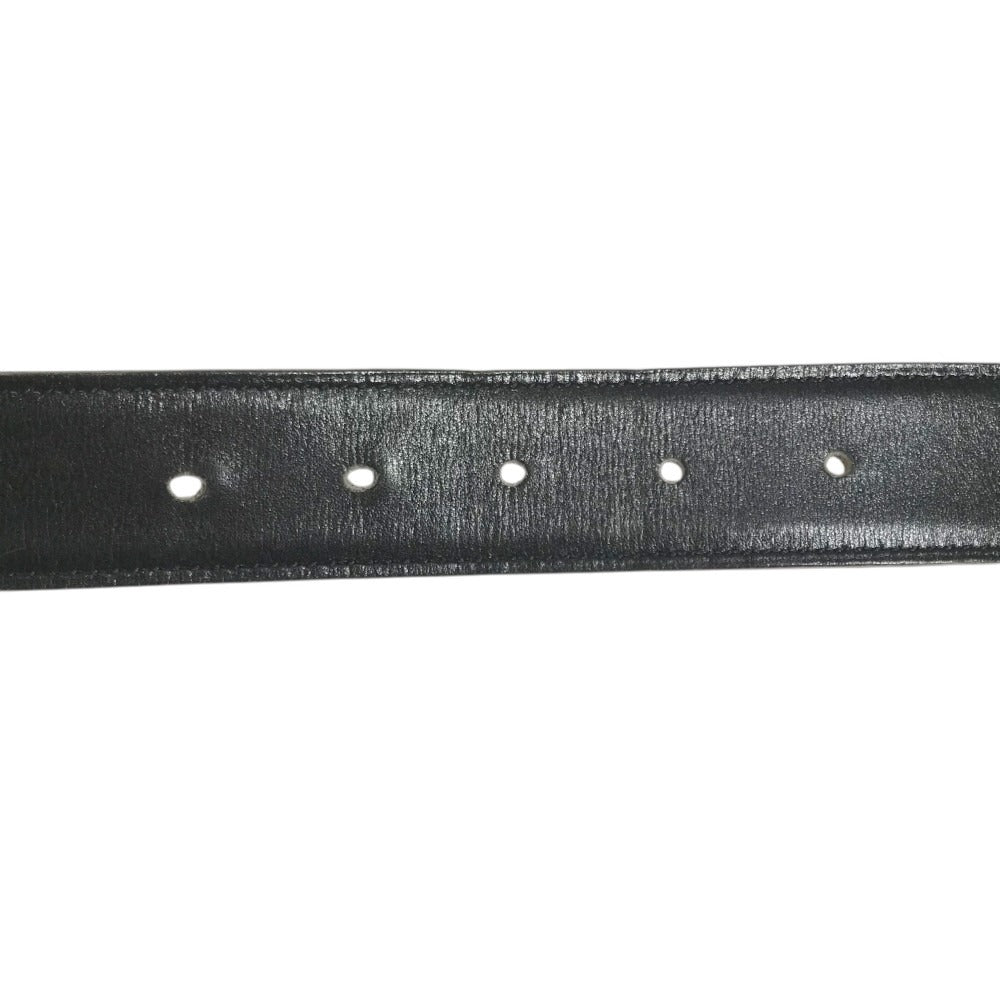 HERMES Belt only Belt buckle for bottoms belt Leather Black/Brown Used
