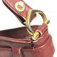 CARTIER vintage Must de Line logo Crossbody bag Shoulder Bag Leather wine-red Used