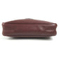 CARTIER vintage Must de Line logo Crossbody bag Shoulder Bag Leather wine-red Used