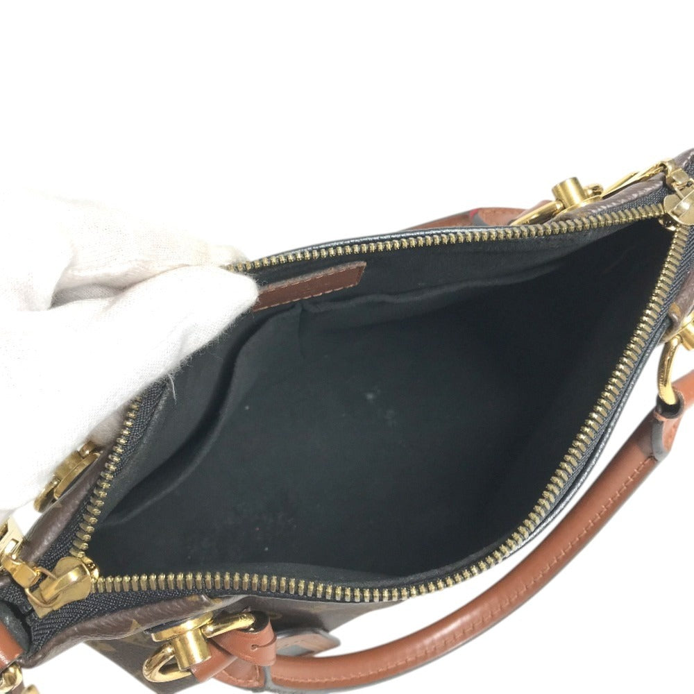 LOUIS VUITTON M43976 Monogram V Tote BB 2-Way Bag: Handbag, Tote Bag, Crossbody Bag Shoulder Bag MonogramCanvas / Leather Brown Used