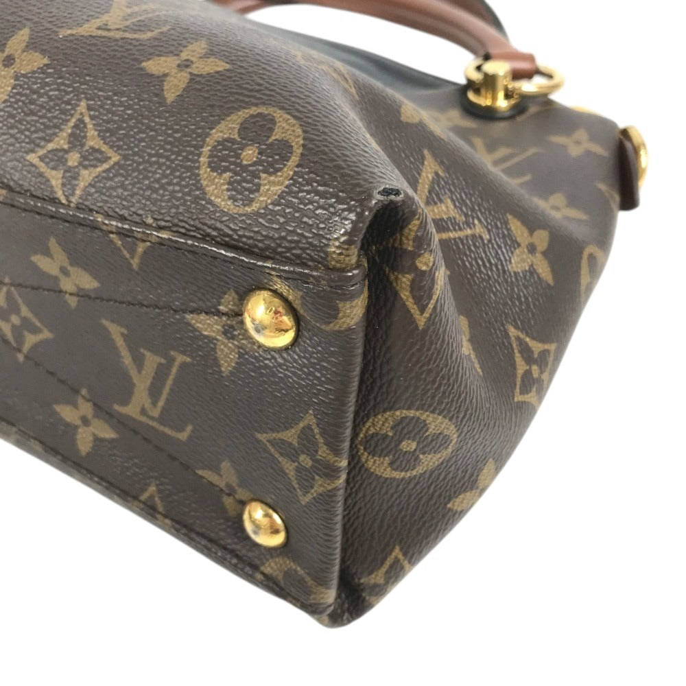 LOUIS VUITTON M43976 Monogram V Tote BB 2-Way Bag: Handbag, Tote Bag, Crossbody Bag Shoulder Bag MonogramCanvas / Leather Brown Used