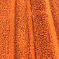 HERMES Labyrinth (2-piece set) Hand towel handkerchief towel cotton Orange Used