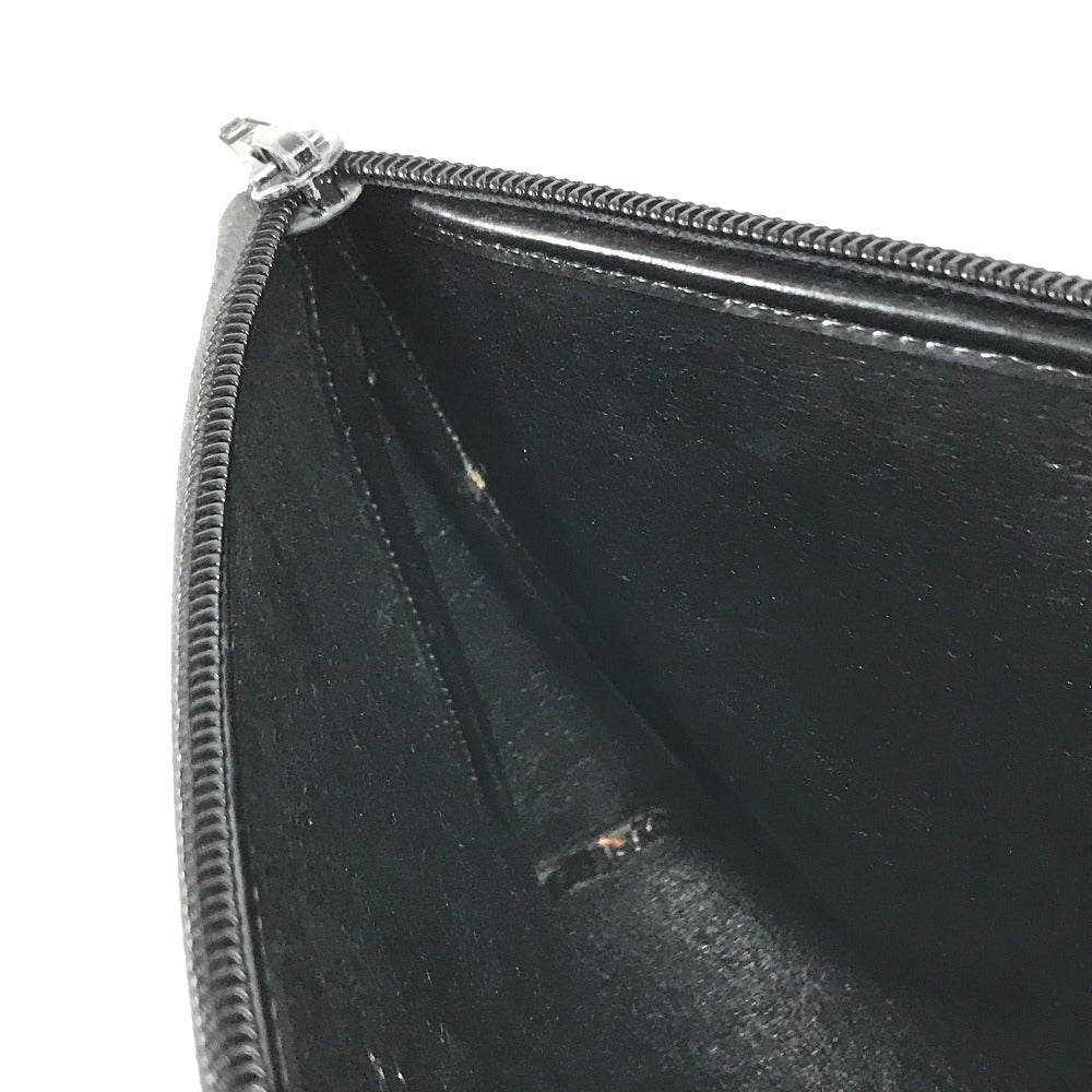 Dior vintage Trotter logo Bag Pouch Cluch Bag Clutch bag Leather/Canvas Navy Used