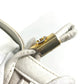 GUCCI 001 397 0572 vintage Logo Braided GG Drawstring Bag Crossbody bag Crossbody Shoulder Bag Leather White/yellow Used