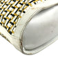 GUCCI 001 397 0572 vintage Logo Braided GG Drawstring Bag Crossbody bag Crossbody Shoulder Bag Leather White/yellow Used