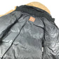 MONCLER Logo patch Long-sleeved outerwear down apparel Down jacket polyamide Beige Used
