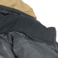 MONCLER Logo patch Long-sleeved outerwear down apparel Down jacket polyamide Beige Used