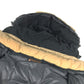 MONCLER Logo patch Long-sleeved outerwear down apparel Down jacket polyamide Beige Used
