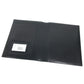 BVLGARI Logo Big Notebook Cover Bifold Stationery System Planner Note cover Leather Black Used