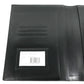 BVLGARI Logo Big Notebook Cover Bifold Stationery System Planner Note cover Leather Black Used