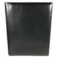 BVLGARI Logo Big Notebook Cover Bifold Stationery System Planner Note cover Leather Black Used