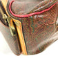 ETRO vintage Paisley pattern logo Shoulder Bag Leather Brown/Multicolore Used