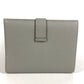 HERMES Bearn Compact Compact Wallet (Bi-fold Wallet) Folded wallet Epsom Grimette gray/SilverHardware Used