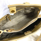 PRADA BN2558 Saffiano Vernis Bag Tote Bag Hand Bag Coated leather yellow Used