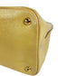 PRADA BN2558 Saffiano Vernis Bag Tote Bag Hand Bag Coated leather yellow Used