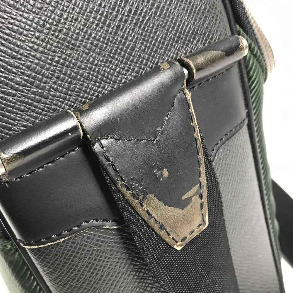 LOUIS VUITTON M30862 Taiga Thai meal Bags Crossbody Messenger Bags Shoulder Bag Taiga Leather / Nylon canvas Black/khaki Used