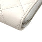 CHANEL AP3728 Star Coco Mark Round Coin Case Compact Wallet Coin Case Caviar Leather Women's White