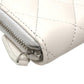 CHANEL AP3728 Star Coco Mark Round Coin Case Compact Wallet Coin Case Caviar Leather Women's White