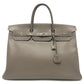 HERMES Birkin40 Birkin 40 bag Hand Bag Epsom Etoupe Brown/SilverHardware Used