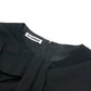 JIL SANDER リボンモチーフ アパレル タイト ドレス ひざ下 ノースリーブ ワンピース ウール レディース ブラック