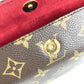 LOUIS VUITTON M51900 Monogram Recital Bag, Shoulder Bag, Handbag, Accessory Pouch, Monogram Canvas, Women's, Brown