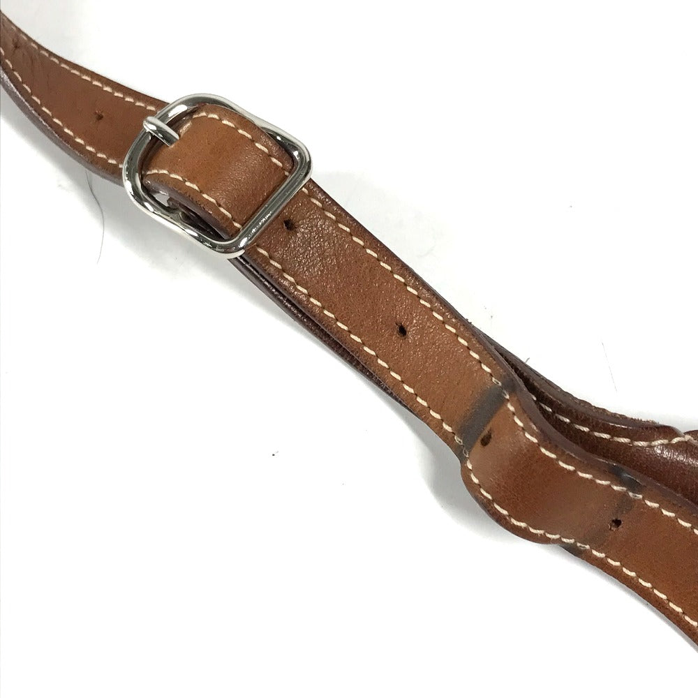 HERMES シルキーシティPM カバン ポーチ付き 斜め掛け 肩掛け ショルダーバッグ シルク レディース オレンジ